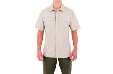 Image of First Tactical Mens Tactix S/S Bdu Shirt, Khaki, 4XL Regular 112004-055-4XL-R