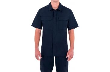 Image of First Tactical Mens Tactix S/S Bdu Shirt, Midnight Navy, 4XL Regular 112004-729-4XL-R