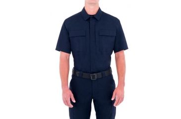Image of First Tactical Mens Tactix S/S Bdu Shirt, Midnight Navy, 4XL Regular 112004-729-4XL-R