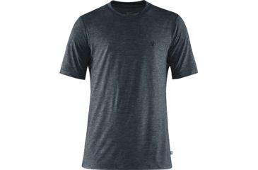 Image of Fjallraven Abisko Day Hike Short Sleeve T-Shirt - Mens, Dark Navy, Extra Large, F87197-555-XL