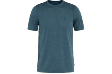 Image of Fjallraven Abisko Day Hike Short Sleeve T-Shirt - Mens, Indigo Blue, Small, F87197-534-S