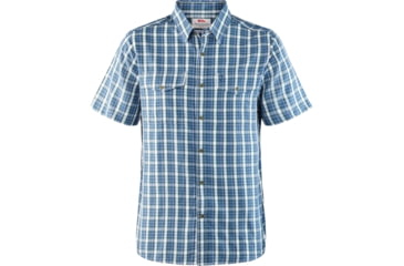 Image of Fjallraven Abisko Day Hike Short Sleeve T-Shirt - Mens, Uncle Blue, Medium, F81795-520-M