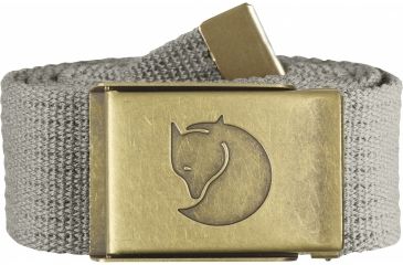 Image of Fjallraven Canvas Brass Belt 4 cm - Men's-Fog
