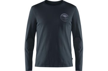 Image of Fjallraven Forever Nature Badge LS - Mens, Dark Navy, Small, F87303-555-S