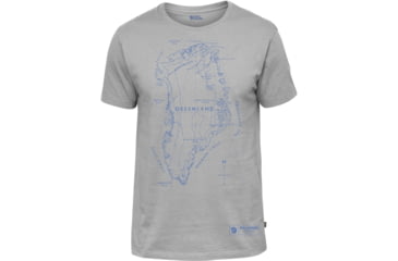 Image of Fjallraven Greenland Printed T - Mens, Grey, F81952-020-M