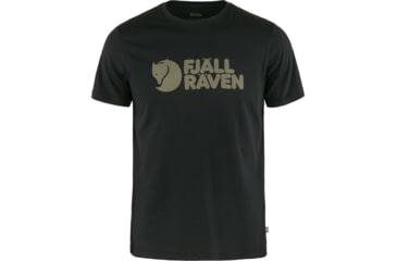 Image of Fjallraven Logo T-Shirt - Mens, Black, Large, F87310-550-L