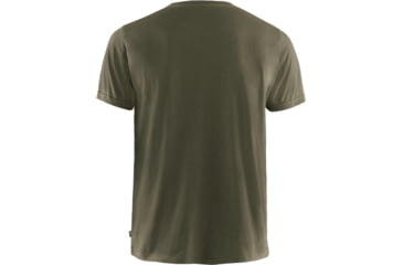 Image of Fjallraven Logo T-Shirt - Mens, Dark Olive, Small, F87310-633-S