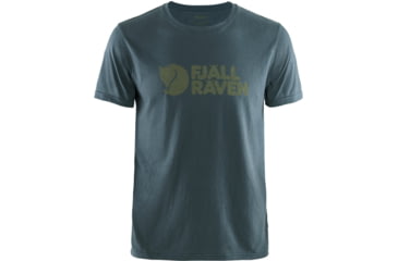 Image of Fjallraven Logo T-Shirt - Mens, Navy, Extra Small, F87310-560-XS