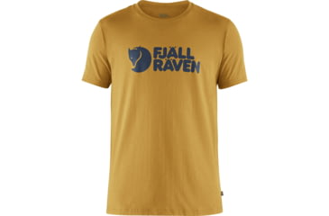 Image of Fjallraven Logo T-Shirt - Mens, Ochre, Large, F87310-160-L