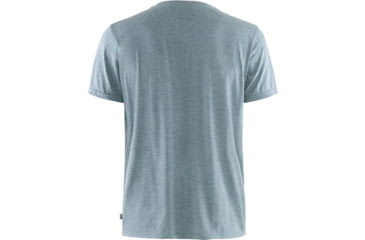 Image of Fjallraven Logo T-Shirt - Mens, Uncle Blue/Melange, Small, F87310-520-999-S