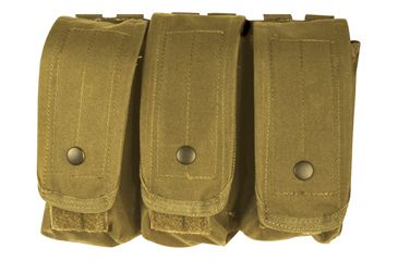 Image of Fox Outdoor AR-15/AK-47 Triple Mag Pouch, Coyote 099598570385
