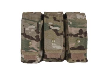 Image of Fox Outdoor AR-15/AK-47 Triple Mag Pouch, Multicam, 57-039