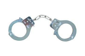 Image of Fox Outdoor Handcuffs, Deluxe - Single Lock - Chrome 099598393106