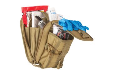 Image of Fox Outdoor Jumbo Multi-Purpose Accesory Pouch-Coyote W Contents MED 56-6828