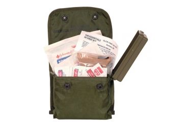 Image of Fox Outdoor SoliderS Individual First Aid Kit - Olive Drab 57-83