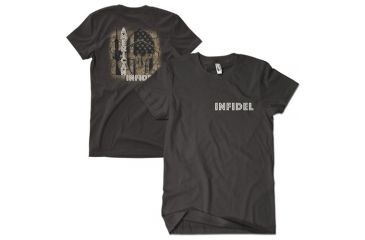 Image of Fox Outdoor Two-Sided Imprinted T-Shirt - Men's, Medium, American Infidel / Black, 63-6291 M