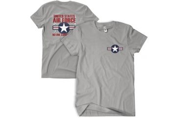 Image of Fox Outdoor Two-Sided Imprinted T-Shirt - Men's, Large, Heather Grey/No One Comes Close, 64-437 L