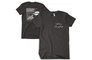 Image of Fox Outdoor Two-Sided Imprinted T-Shirt - Men's, Large, Wolf Slayer / Black, 63-6290 L