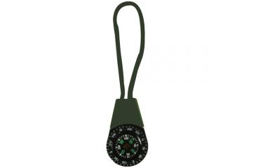 Image of Fox Outdoor Zipper Pull Compass, Olive Drab, 39-180