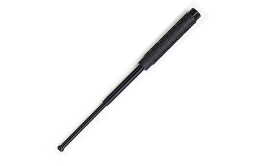 Image of Fury 16 in. Straight Expandable Steel Police Baton w/Rubber Grip FP12123