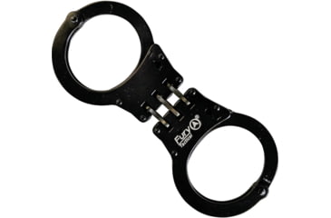Image of Fury Handcuffs Hinged with SS Construction, Matte Black SS Construction, Hinged, Meets Or Exceeds Military Specs, Black, 15949