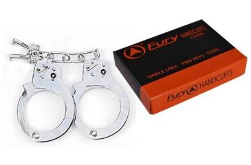 Image of Fury Single Lock Handcuff w/Keys, Silver FP15901