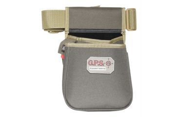 Image of GPS Contoured Double Shotshell Pouch, Rifle Green/Khaki, GPS-960CSPRK