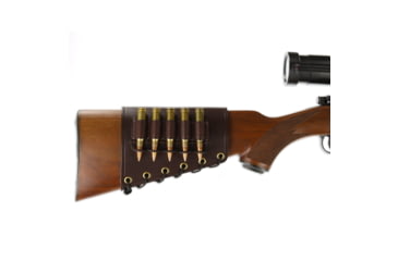 Image of Galco Butt Cuff, Rifles 38/357, Right Hand, Dark Havana, BC-38-DH