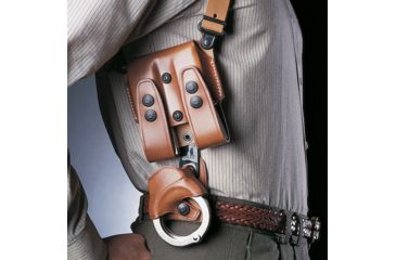 Image of Galco SC7 Cuff Case For System Or Belt - Left Hand - Tan SC73