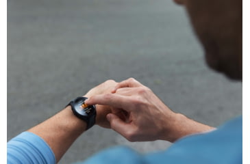 Image of Garmin Forerunner 165 43mm Watch, Black/Slate Gray, 010-02863-20