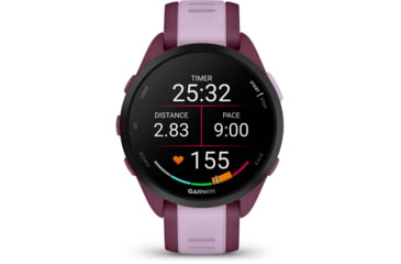 Image of Garmin Forerunner 165 Music 43mm Watch, Berry/Lilac, 010-02863-33
