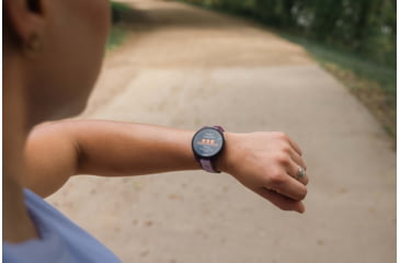 Image of Garmin Forerunner 165 Music 43mm Watch, Berry/Lilac, 010-02863-33