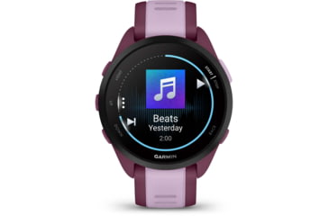 Image of Garmin Forerunner 165 Music 43mm Watch, Berry/Lilac, 010-02863-33