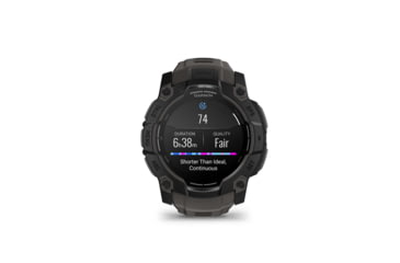 Image of Garmin Instinct 3 Amoled GPS Watch, 50mm dia, Black/Charcoal, 010-03020-00