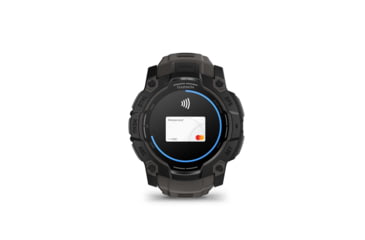 Image of Garmin Instinct 3 Amoled GPS Watch, 50mm dia, Black/Charcoal, 010-03020-00
