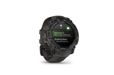 Image of Garmin Instinct 3 Amoled GPS Watch, 50mm dia, Black/Charcoal, 010-03020-00