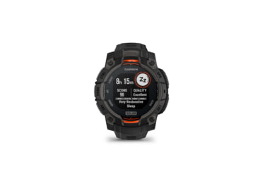 Image of Garmin Instinct 3 Solar GPS Watch, 45mm dia, Black, 010-02934-00
