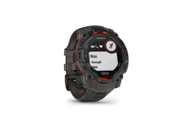 Image of Garmin Instinct 3 Solar GPS Watch, 50mm dia, Black/Charcoal, 010-02935-00