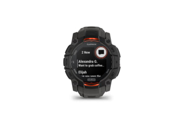 Image of Garmin Instinct 3 Solar GPS Watch, 50mm dia, Black/Charcoal, 010-02935-00