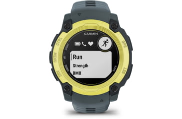 Image of Garmin Instinct E GPS Watch, 40mm, Electric Lime/Twilight, 010-02932-01