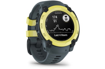 Image of Garmin Instinct E GPS Watch, 40mm, Electric Lime/Twilight, 010-02932-01