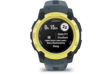 Image of Garmin Instinct E GPS Watch, 40mm, Electric Lime/Twilight, 010-02932-01