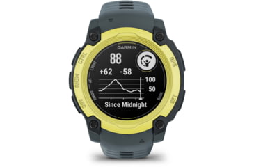 Image of Garmin Instinct E GPS Watch, 40mm, Electric Lime/Twilight, 010-02932-01