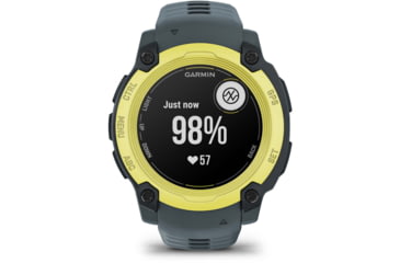 Image of Garmin Instinct E GPS Watch, 40mm, Electric Lime/Twilight, 010-02932-01