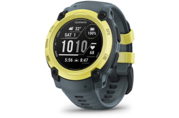 Image of Garmin Instinct E GPS Watch, 40mm, Electric Lime/Twilight, 010-02932-01