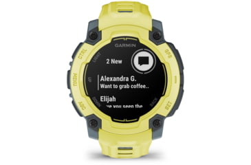 Image of Garmin Instinct E GPS Watch, 45mm, Electric Lime/Twilight, 010-02933-01