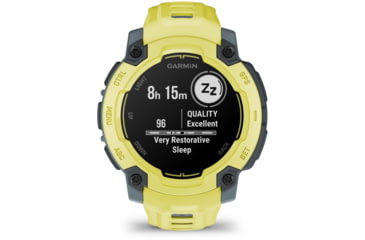 Image of Garmin Instinct E GPS Watch, 45mm, Electric Lime/Twilight, 010-02933-01