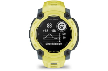 Image of Garmin Instinct E GPS Watch, 45mm, Electric Lime/Twilight, 010-02933-01
