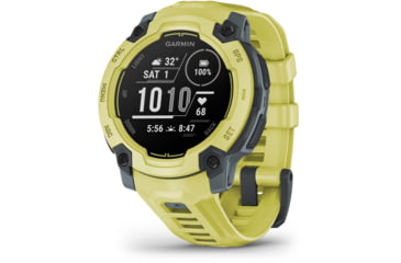 Image of Garmin Instinct E GPS Watch, 45mm, Electric Lime/Twilight, 010-02933-01