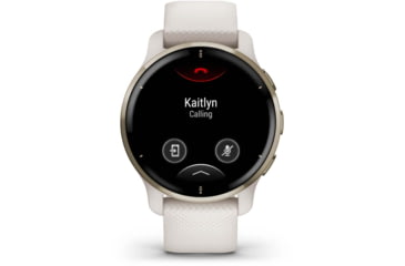 Image of Garmin Venu 2 Plus Smartwatch, Ivory/Cream Gold, 40mm, Rechargeable, 0100249602